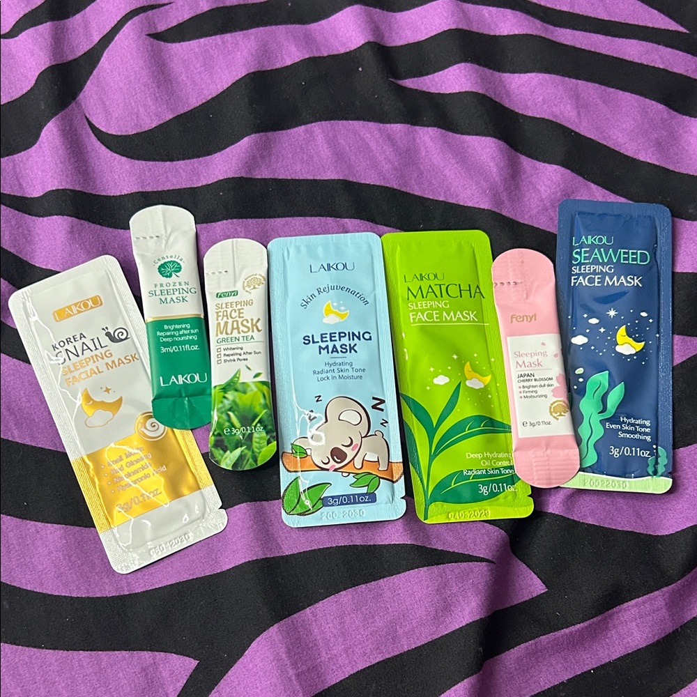 Aiko Snail Sleeping Facial Mask Set